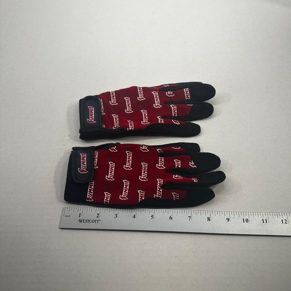 Summit Racing Equipment Men's Size Large Red Work Gloves Preowned - Picture 7 of 7